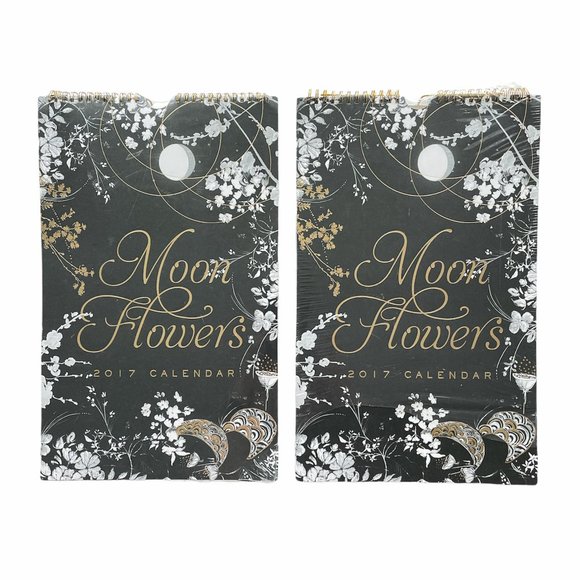2 Moon Flowers 2017 Calendars for DIY ideas - Picture 1 of 9